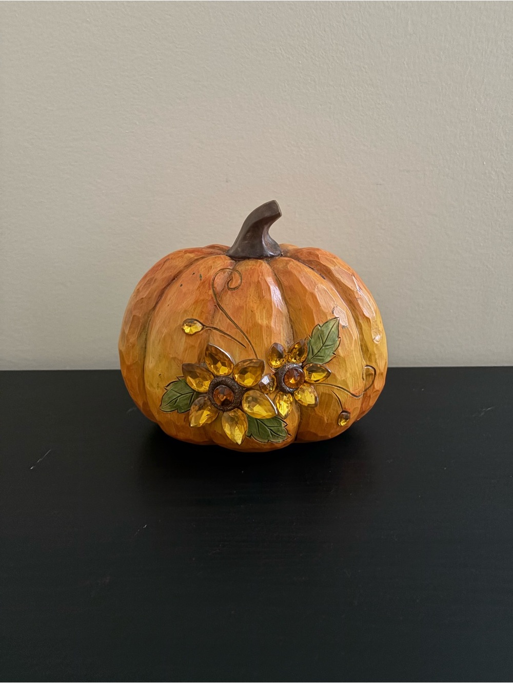 Decorative Orange Pumpkin fall decor